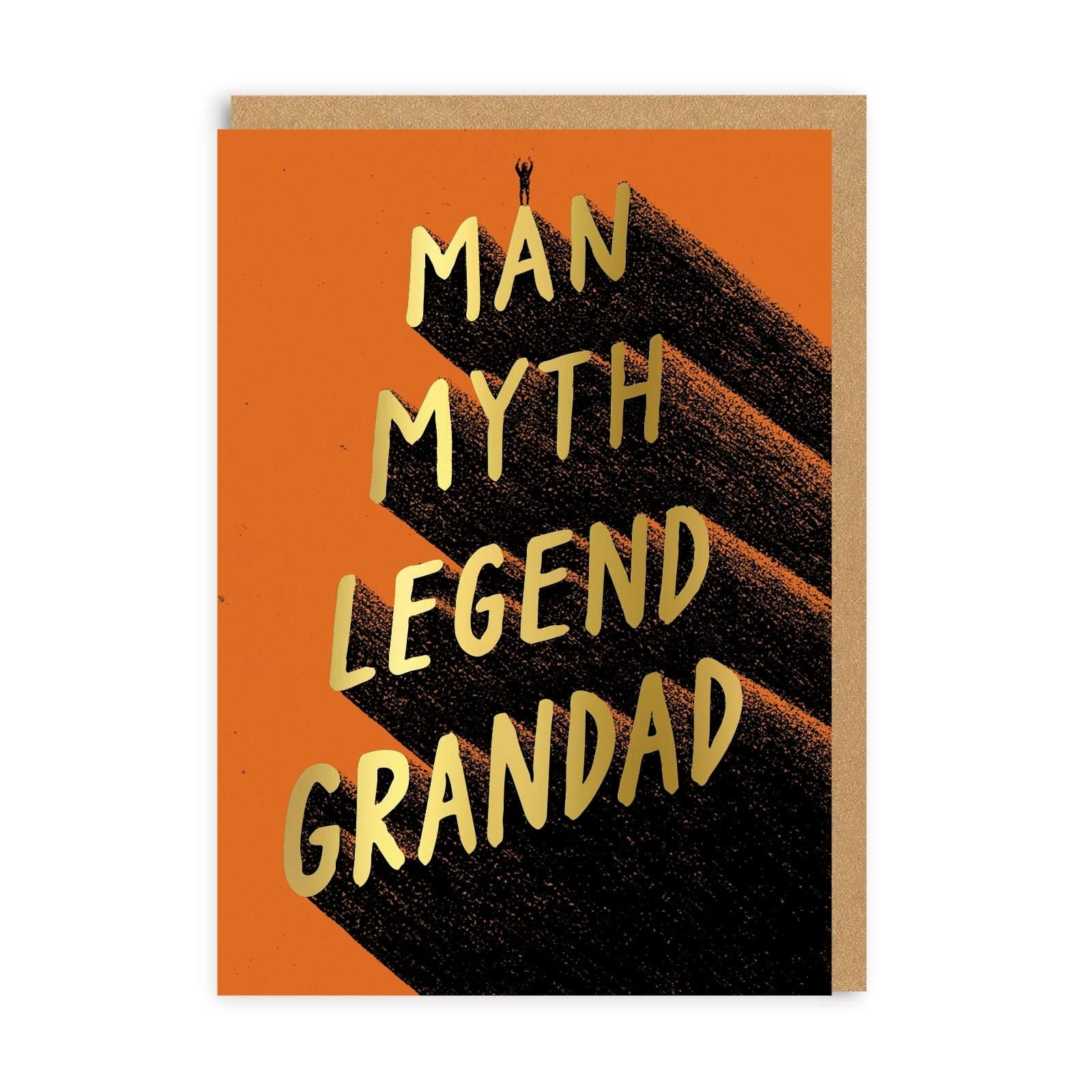 Legend Grandad Greeting Card by Kong-Yew Wong