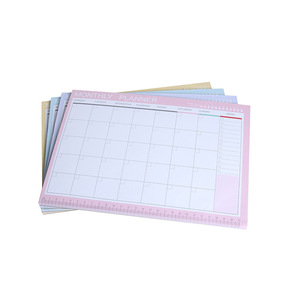 Promotion Custom Monthly Weekly Day Planner Notepad Cute Multi Colors Tear off to Do List Notepad