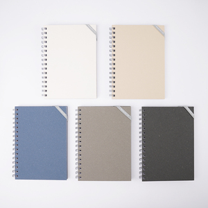 Minimalist Hardcover Spiral Notebook With Pocket