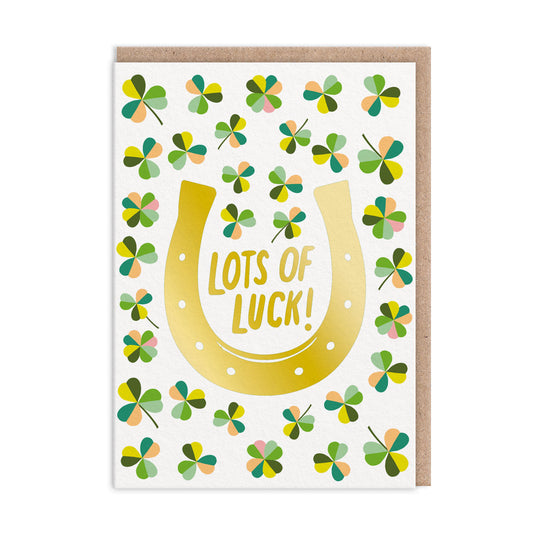Good Luck Pop Up 3D Card