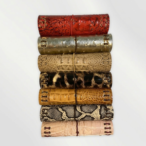 Croc PU Leather Pocket Journal Notebook Mini