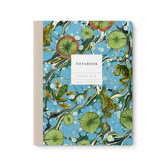 Marble Pond Life A5/10x8 Notebook
