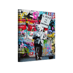 ArtUnion Luxury Digital Printing Watercolor Modern Portrait Graffiti Wall Art on Canvas for Home Decor