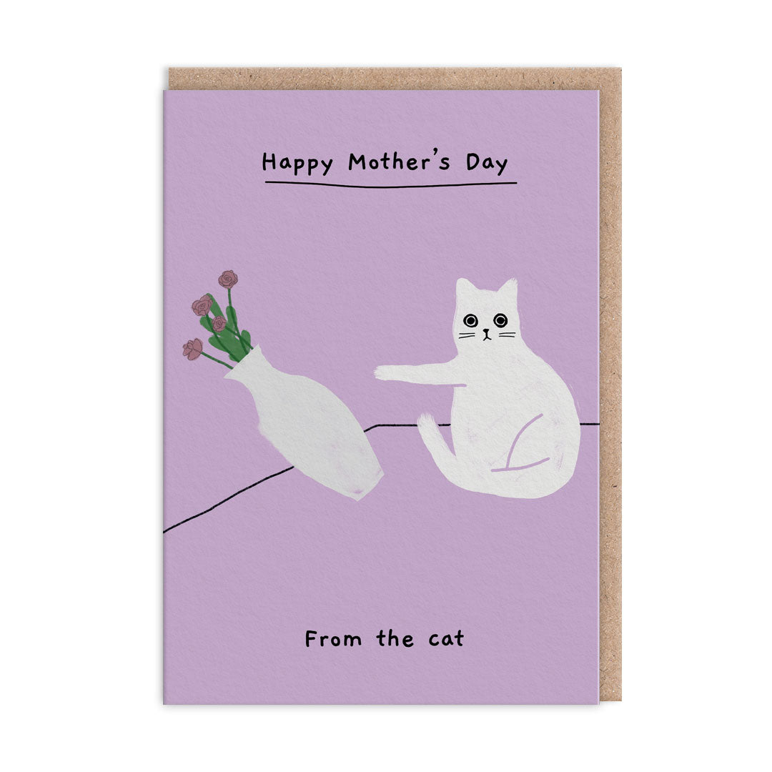 Mother's Day From The Cat Greeting Card