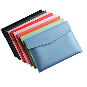 A4 Leather Briefcase Contract Folder