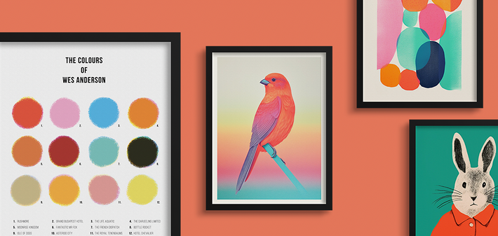 Risograph art print collection
