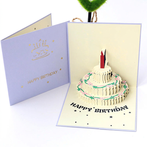 Creative Birthday Card High-quality Cardstock Premium Fold 3D Pop Design