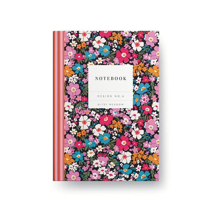 Design No.6 Ditsy Floral A5 Hardback Notebook
