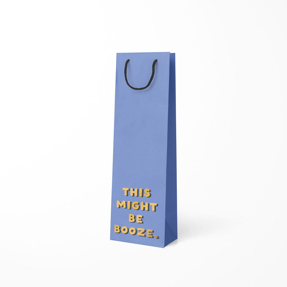 This Might Be Booze Humorous Bottle Bag